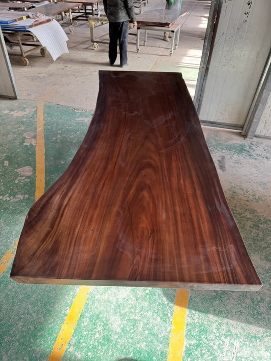 CT032 Modern Live Edge Soild Wood Conference Table handcrafted Soild Wood wood table for meeting spaces