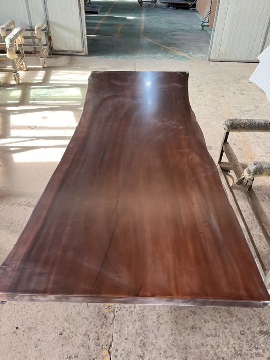 CT034 Custom Soild Wood Resin River Conference Table handcrafted Soild Wood wood table for meeting spaces